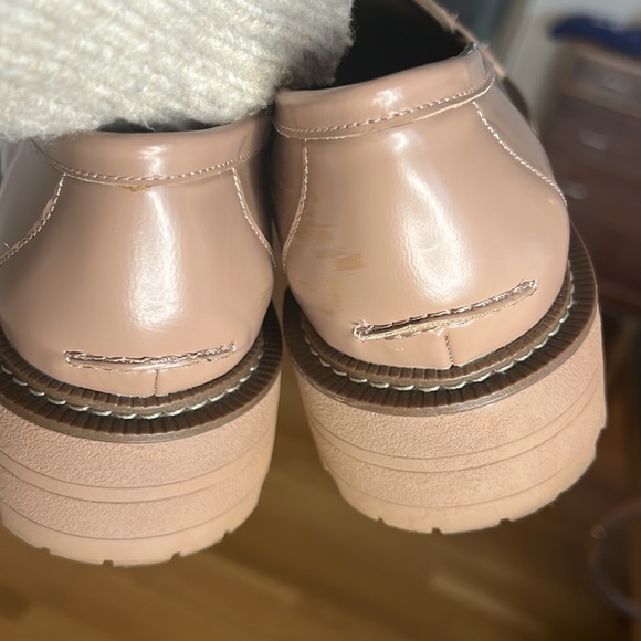 🛍️Sam Edelman Laurs Lug Sole Chunky Loafer Beige Maple Sugar Size 11 - Picture 8 of 12